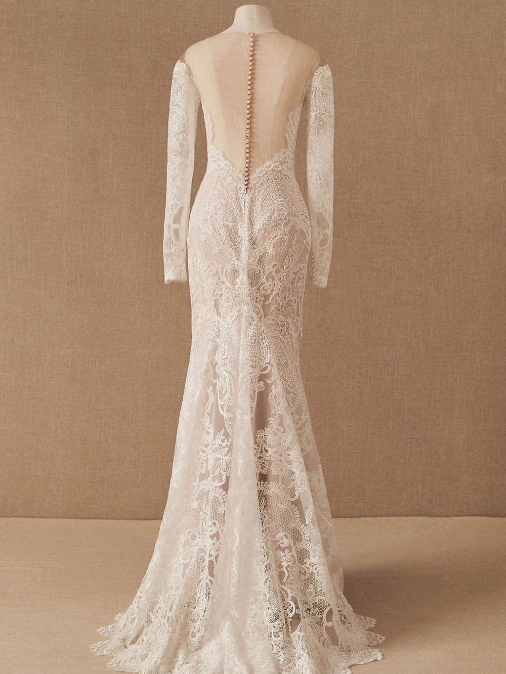 NEW Watters Ula Wedding Dress 4 Ivory Blush Lace Bridal Gown NWT Style 69100